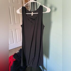 Simple black dress